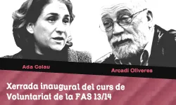 Cartell xerrada "Acció Local, motor de canvi global" (Font: FAS)