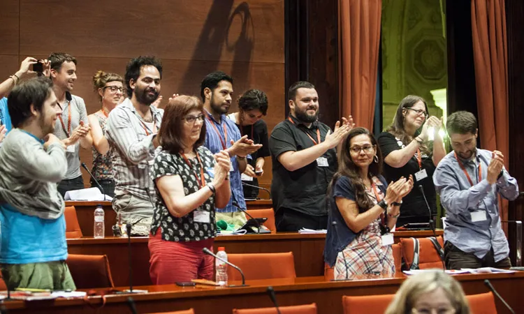 Comissió de Justícia i Drets Humans del Parlament de Catalunya. Font: Victor Serri - La Directa
