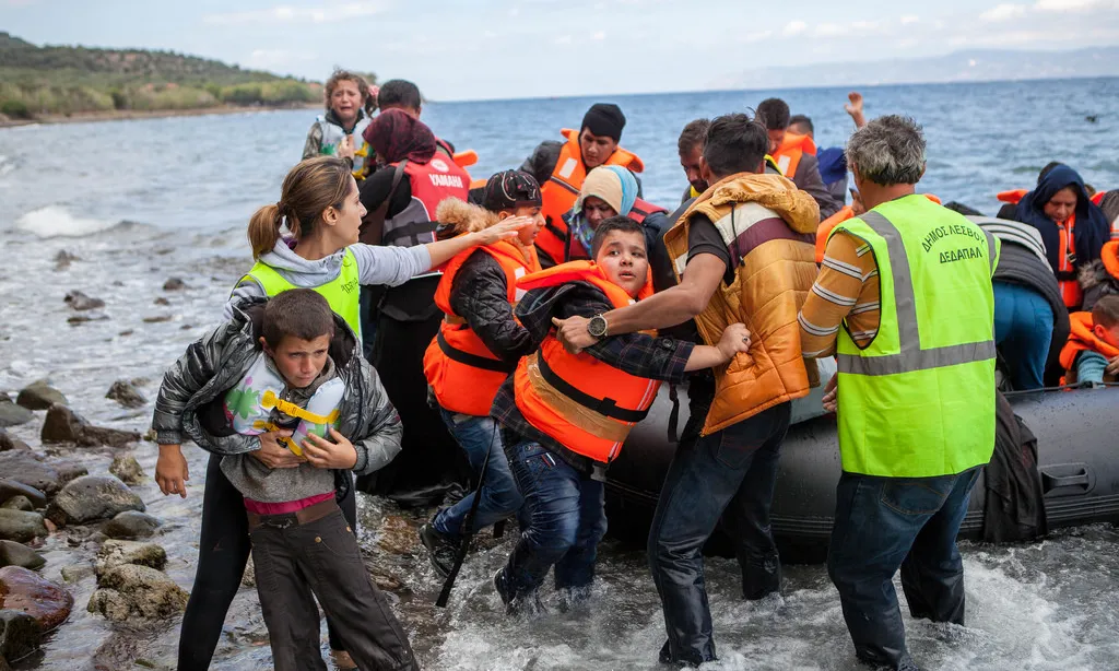 Rescat de persones refugiades al Mediterrani.