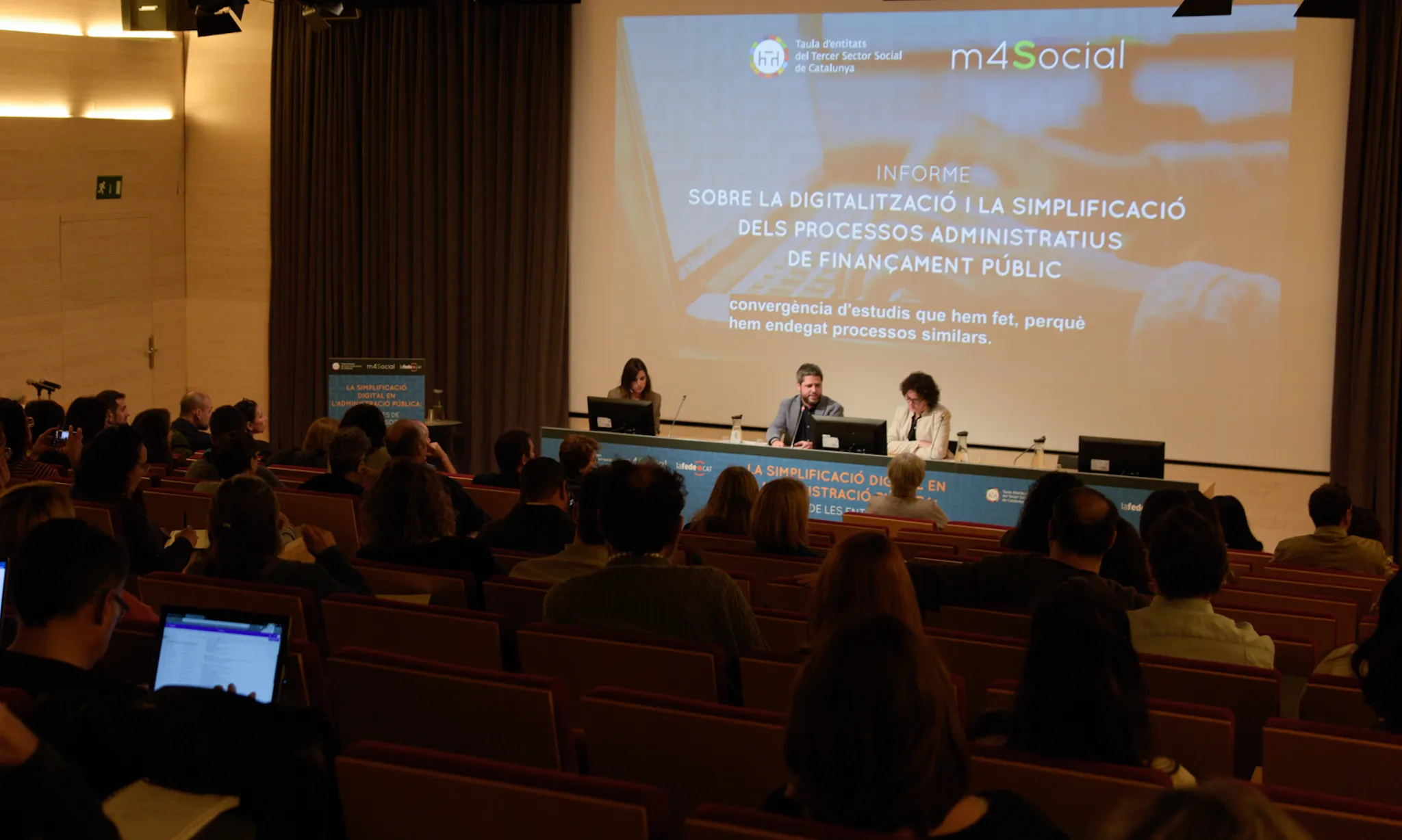 Jornada 'Simplificació digital en l’administració pública. Propostes de les entitats socials'.