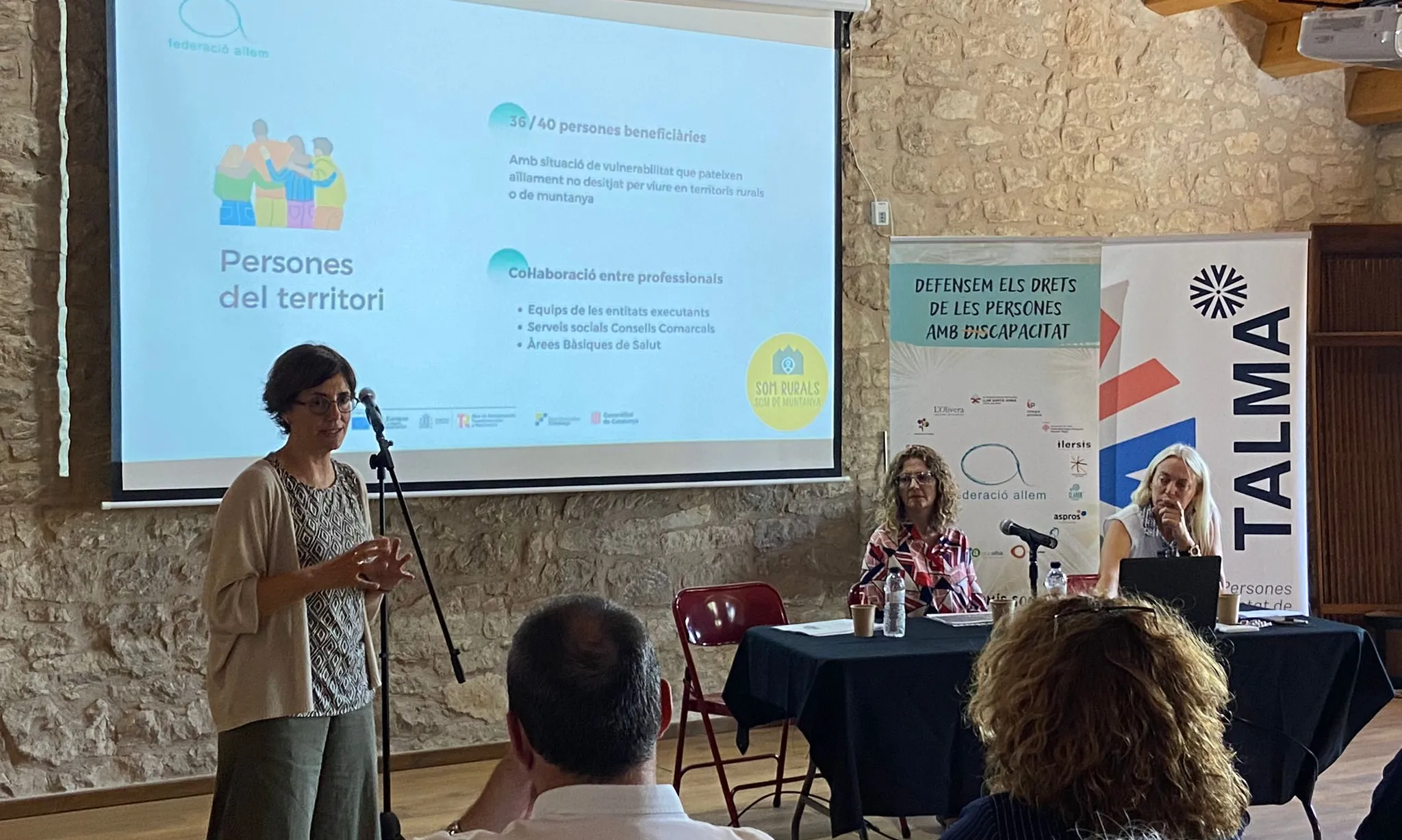 De moment, el projecte està desenvolupant la primera fase, a més de les presentacions de la iniciativa a les seus de les entitats que participen.